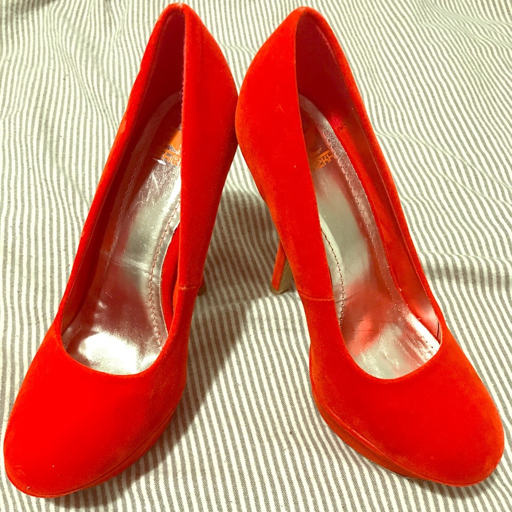 Red high heels